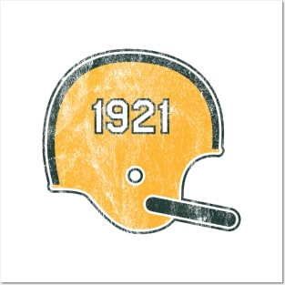 Green Bay Packers Year Founded Vintage Helmet Posters and Art